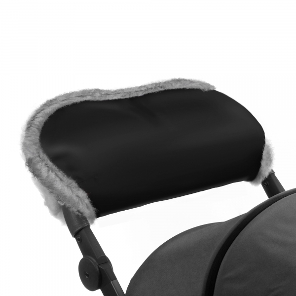 Муфта для рук на коляску Esspero Solana (Натуральная шерсть) Black - купить по цене от производителя в официальном интернет-магазине