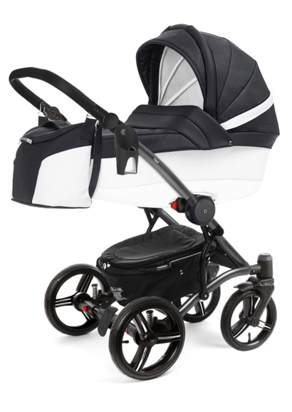 Коляска для новорожденных Esspero Grand Tour (шасси Graphite) Nappa Graphite