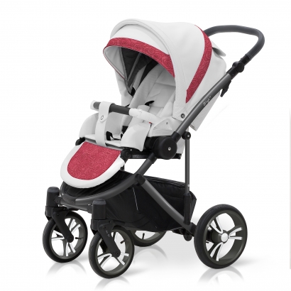 Прогулочная коляска Esspero LE Flowers (шасси Graphite) Rose