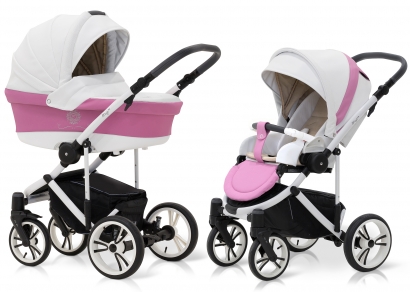 Коляска 2 в 1 Esspero Limited Edition (шасси White) Pink