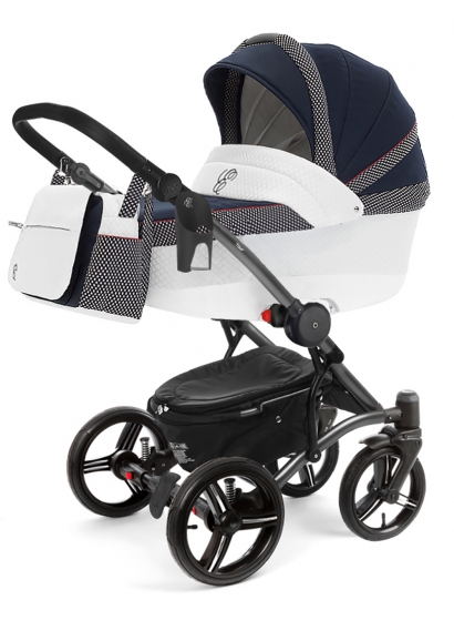 Коляска для новорожденных Esspero Grand Tour (шасси Graphite) Royal Deep Ocean