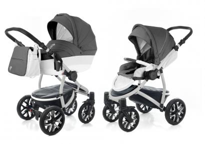 Детская коляска 2 в 1 Esspero Grand Discovery (шасси Grey) Grafite leatherette