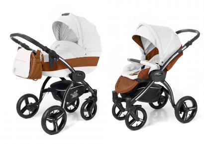 Детская коляска 2 в 1 Esspero Grand  I-Nova (шасси Black)  Orange leatherette