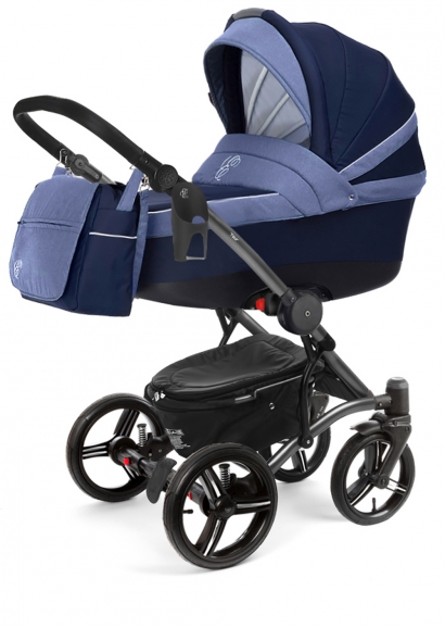 Коляска для новорожденных Esspero Grand Tour (шасси Graphite) Deep Night