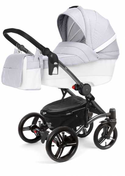 Коляска для новорожденных Esspero Grand Tour (шасси Graphite) Grey Diamond