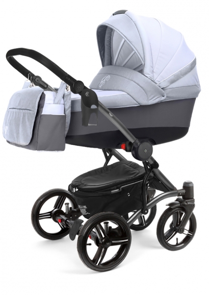 Коляска для новорожденных Esspero Grand Tour (шасси Graphite) Grey Stone