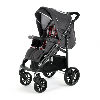 Детская прогулочная коляска Esspero X-Drive Plus Crimson Checker