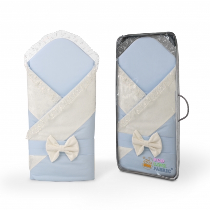 Конверт на выписку Eco Line Малыш Премиум Голубой