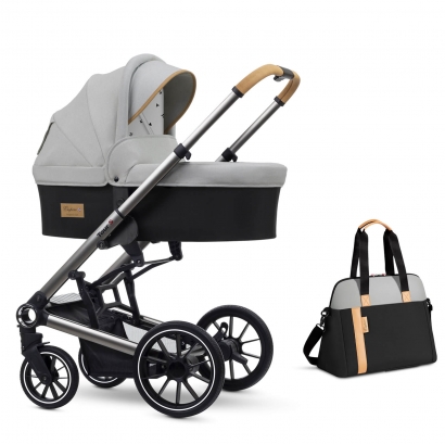 Коляска для новорожденных Esspero Tour S + сумка Grey