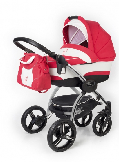 Коляска для новорожденных Esspero I-Nova (шасси Grey) Red Lux
