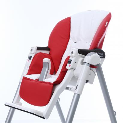 Сменный чехол сидения Esspero Sport к стульчику для кормления Peg-Perego Diner  Red/White