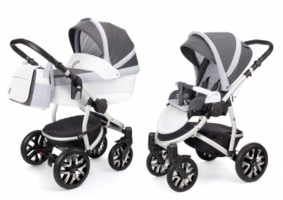 Детская коляска 2 в 1 Esspero Grand Discovery (шасси Grey) Royal Silver