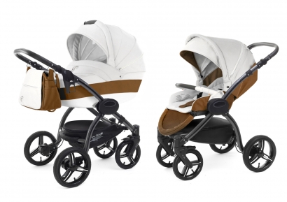 Детская коляска 2 в 1 Esspero Grand  I-Nova (шасси Graphite)  Orange leatherette