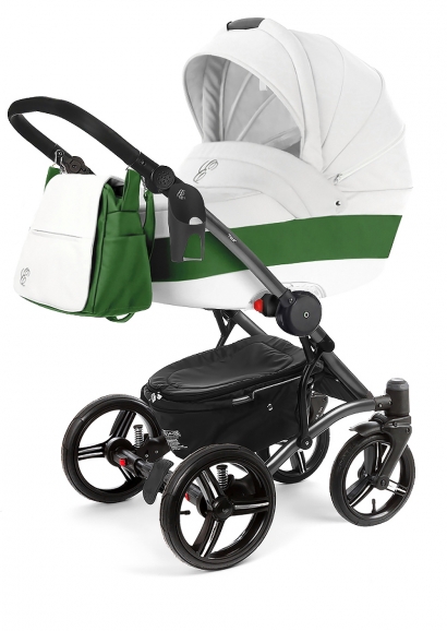 Коляска для новорожденных Esspero Grand Tour (шасси Graphite) Apple leatherette