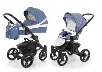 Коляска 2 в 1 Esspero Denim (шасси Tour Black) Navy
