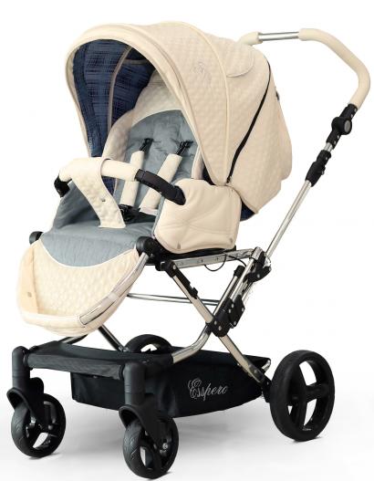 Детская прогулочная коляска Esspero Reverse Elegance Cream Light Grey