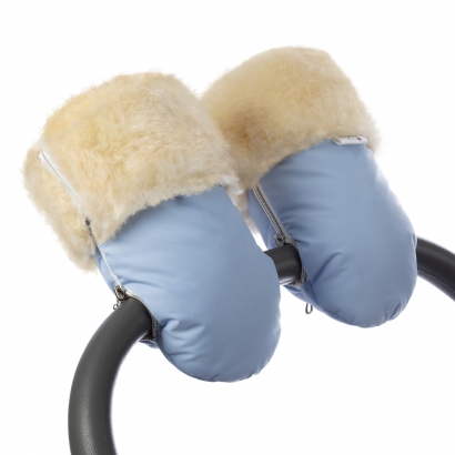 Муфта-рукавички для коляски Esspero  Double (Натуральная шерсть)