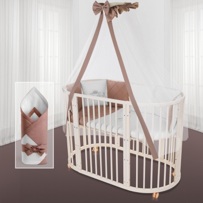 Комплект постельного белья Esspero Caramel Grey/Cacao