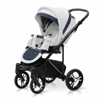 Прогулочная коляска Esspero LE Flowers (шасси Black) Blue