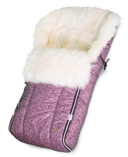 Конверт в коляску меховой Esspero Nicolas Icelandic Sheep (натуральная овчина) Cucumbers
