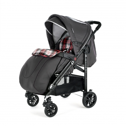 Детская прогулочная коляска Esspero X-Drive Complect Crimson Checker