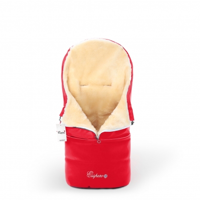 Конверт в коляску Esspero Transformer Lux (натуральная 100% шерсть) Red