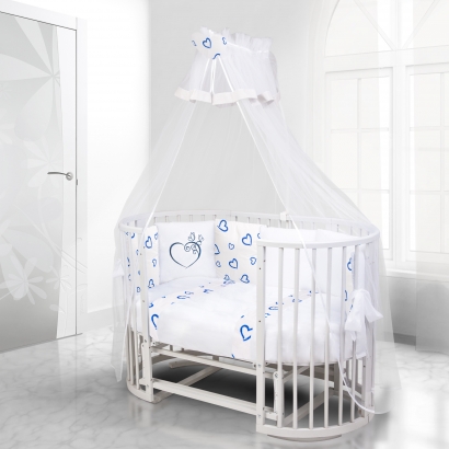 Комплект постельного белья Esspero Colorit Heart Blue