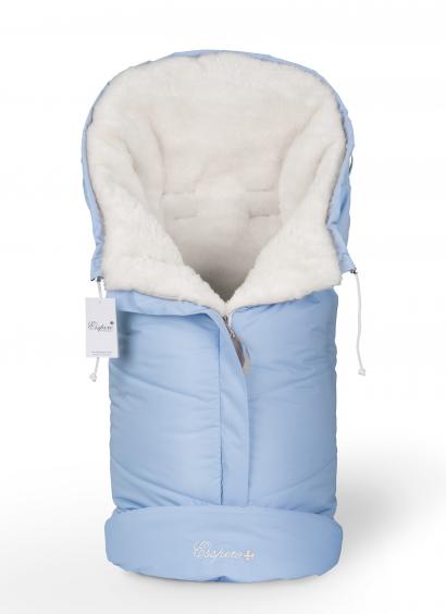 Конверт в коляску Esspero Sleeping Bag White (натуральная 100% шерсть)