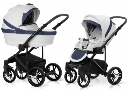 Коляска 2 в 1 Esspero LE Flowers (шасси Black) Blue