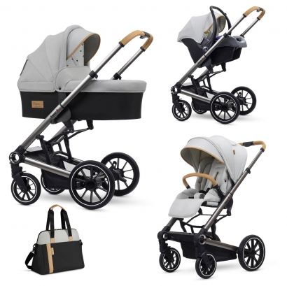 Коляска 3 в 1 Esspero Tour S + сумка Grey
