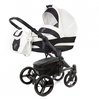 Коляска для новорожденных Esspero Tour (шасси Graphite) White