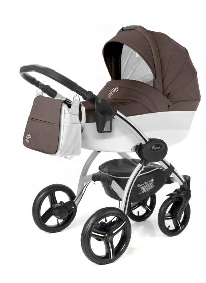 Коляска для новорожденных Esspero Grand I-Nova (шасси Grey) Cacao leatherette