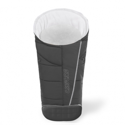 Конверт в коляску Esspero Maris Plus (флис + натуральный мех) Dark