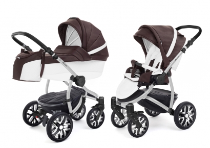Детская коляска 2 в 1 Esspero Grand Discovery (шасси Grey) Nappa Brown
