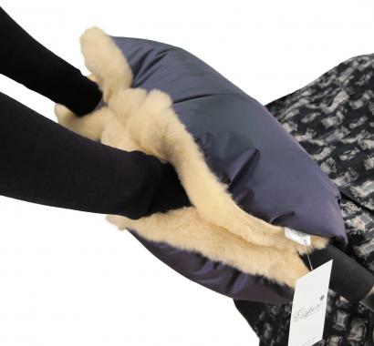 Муфта для рук на коляску Синий