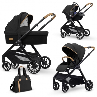 Коляска 3 в 1 Esspero Traveler + сумка Onyx