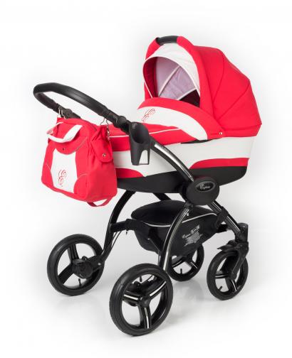 Коляска для новорожденных Esspero I-Nova (шасси Black) Red Lux