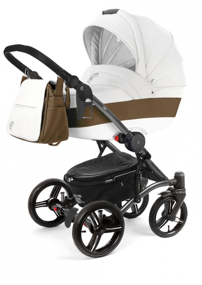 Коляска для новорожденных Esspero Grand Tour (шасси Graphite) Canella leatherette