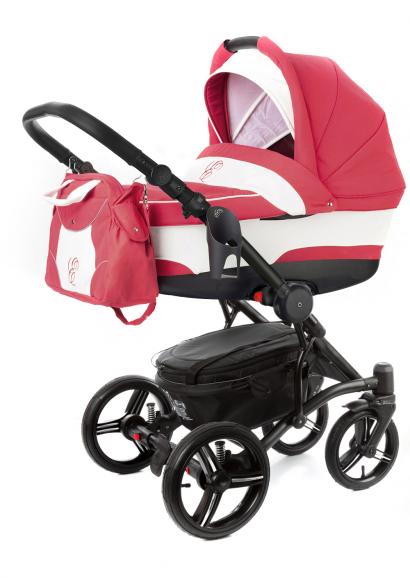 Коляска для новорожденных Esspero Tour (шасси Black) Red Lux
