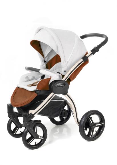Детская прогулочная коляска Esspero Grand I-Nova (шасси Beige) Orange leatherette