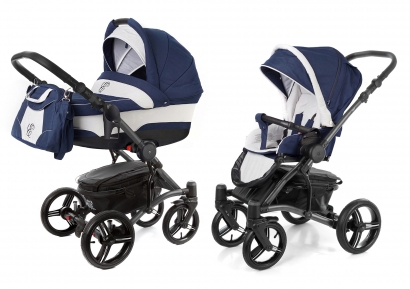 Коляска 2 в 1 Esspero Tour (шасси Graphite) Navy Grey