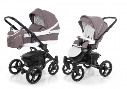 Коляска 2 в 1 Esspero Denim (шасси Tour Black) Brown