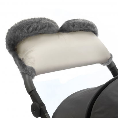 Муфта для рук на коляску Esspero Four Lux (Натуральная шерсть) Beige