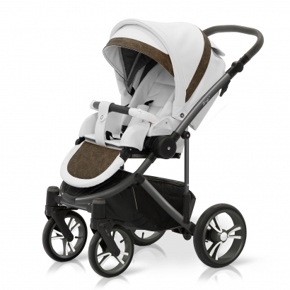 Прогулочная коляска Esspero LE Flowers (шасси Graphite) Brown