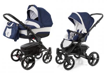 Детская коляска 2 в 1 Esspero Tour (шасси Black) Navy Grey