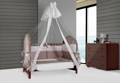 Комплект постельного белья Esspero Ribbon Сrown Soft Brown