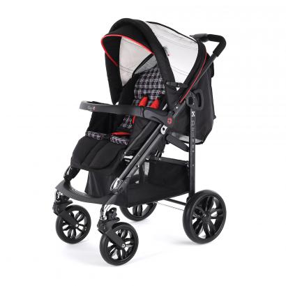 Детская прогулочная коляска Esspero X-Drive Plus Coral Black Checker