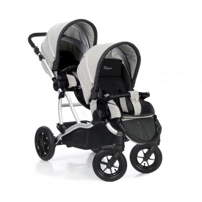 Детская коляска для двойни Esspero Duetto (шасси Grey) Light Chek