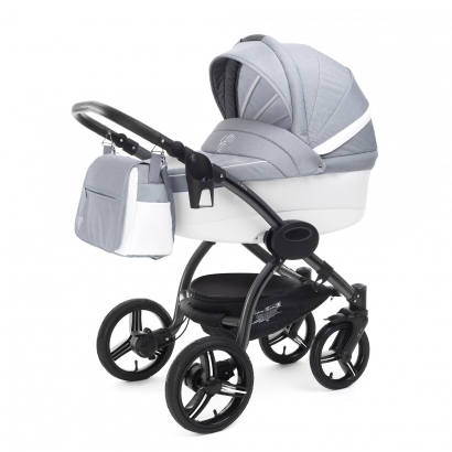 Коляска для новорожденных Esspero Grand I-Nova (шасси Graphite) Jeans Grey