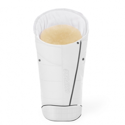 Конверт в коляску Esspero Maris Plus Y (флис + натуральный мех) Milk